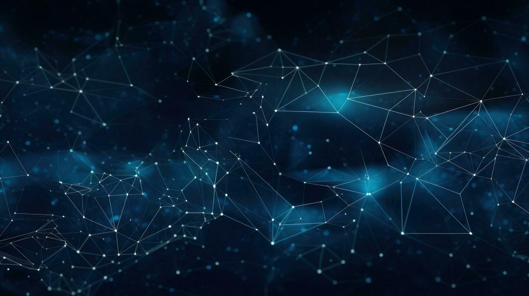 Minimalist Digital Background with Connected Lines AI Generated photo