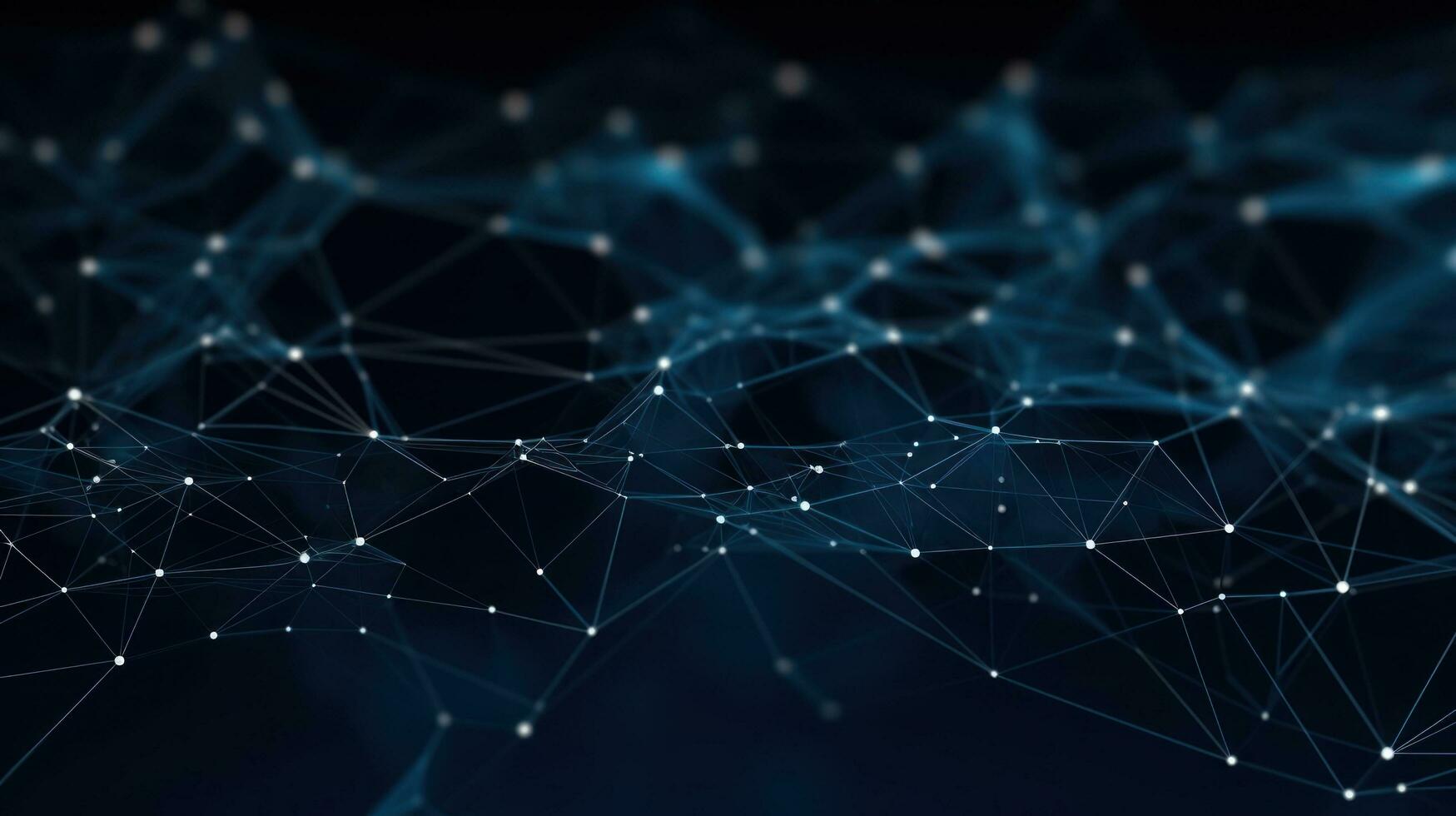 Minimalist Digital Background with Connected Lines AI Generated photo