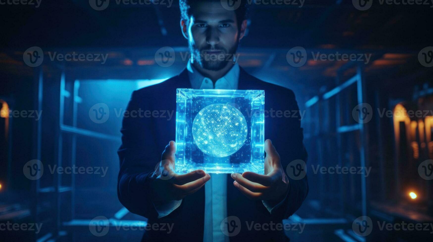 Scientist Conducting Experiments in Laboratory AI Generated photo