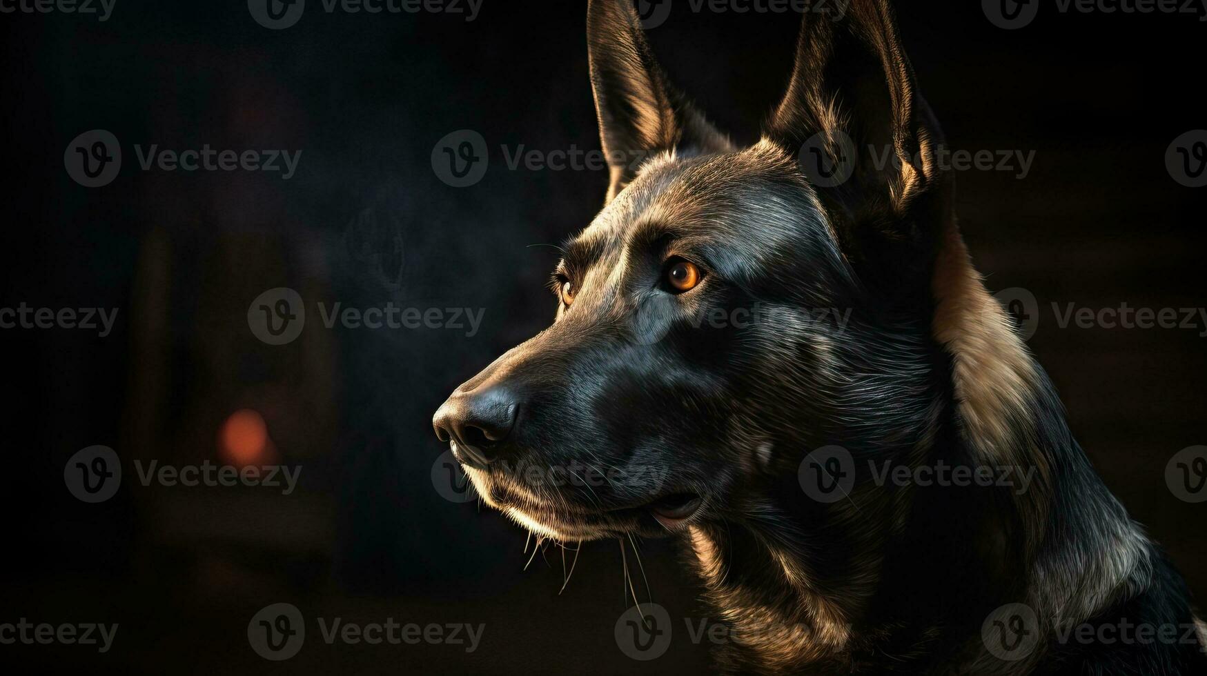 Highly Detailed Cinematic Image of a Dog AI Generated photo