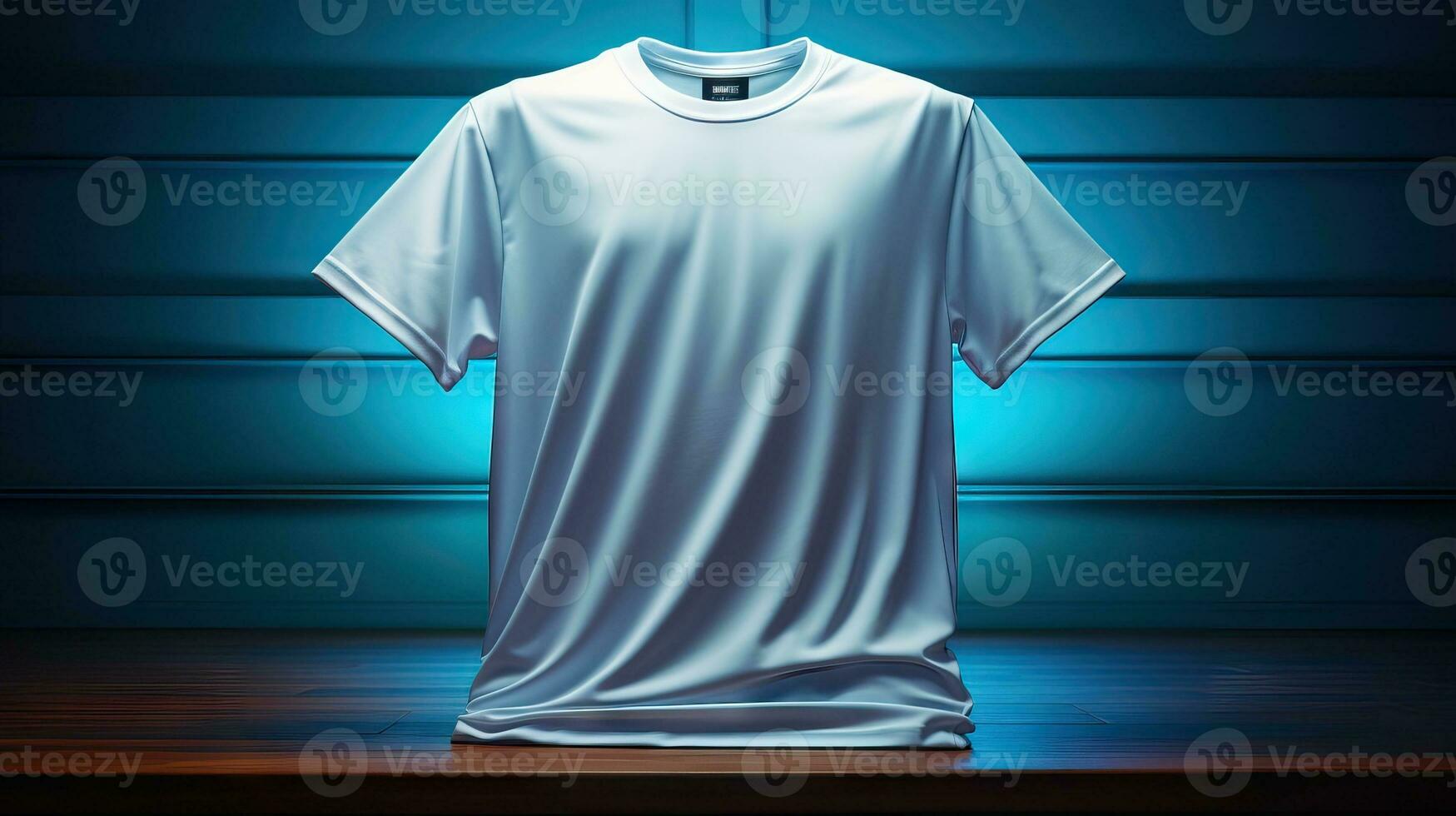 Create a Mockup of a White TShirt AI Generated photo