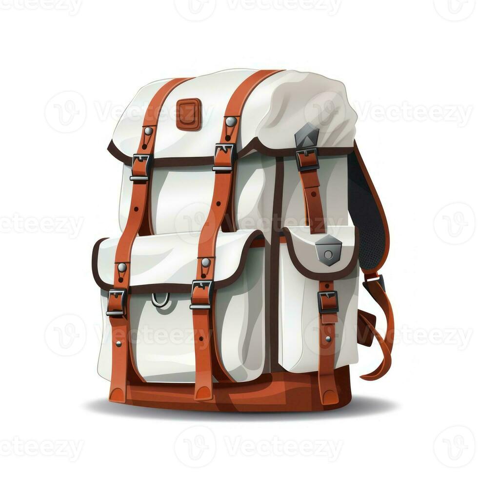 Minimalistic Animation of a Backpack AI Generated photo