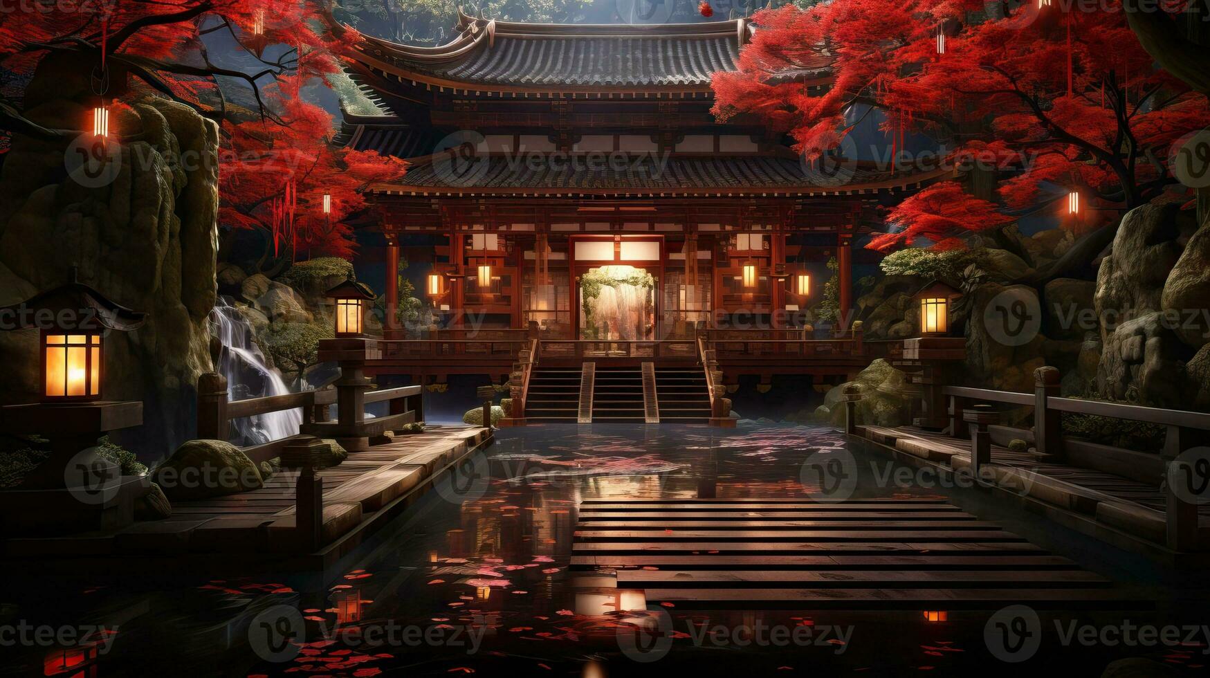 The Beauty of Japanese Art AI Generated photo