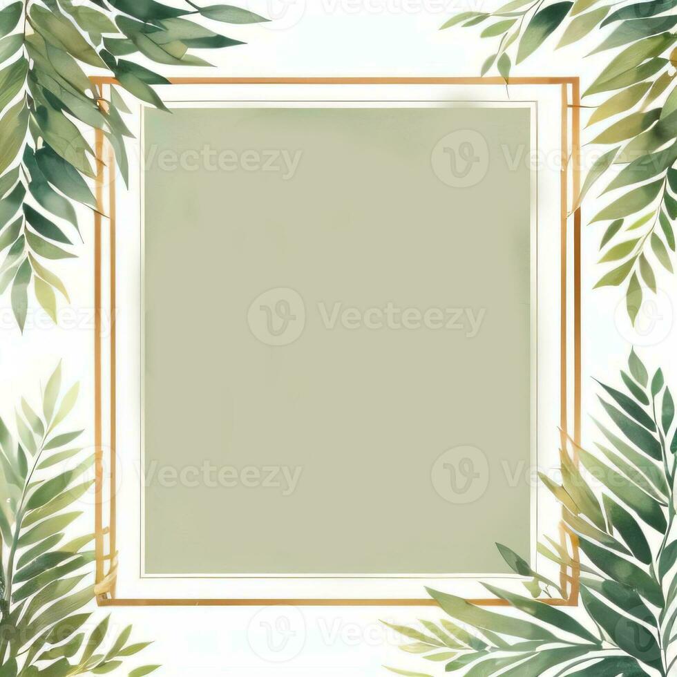 Lexury Watercolor Eucalyptus Background photo