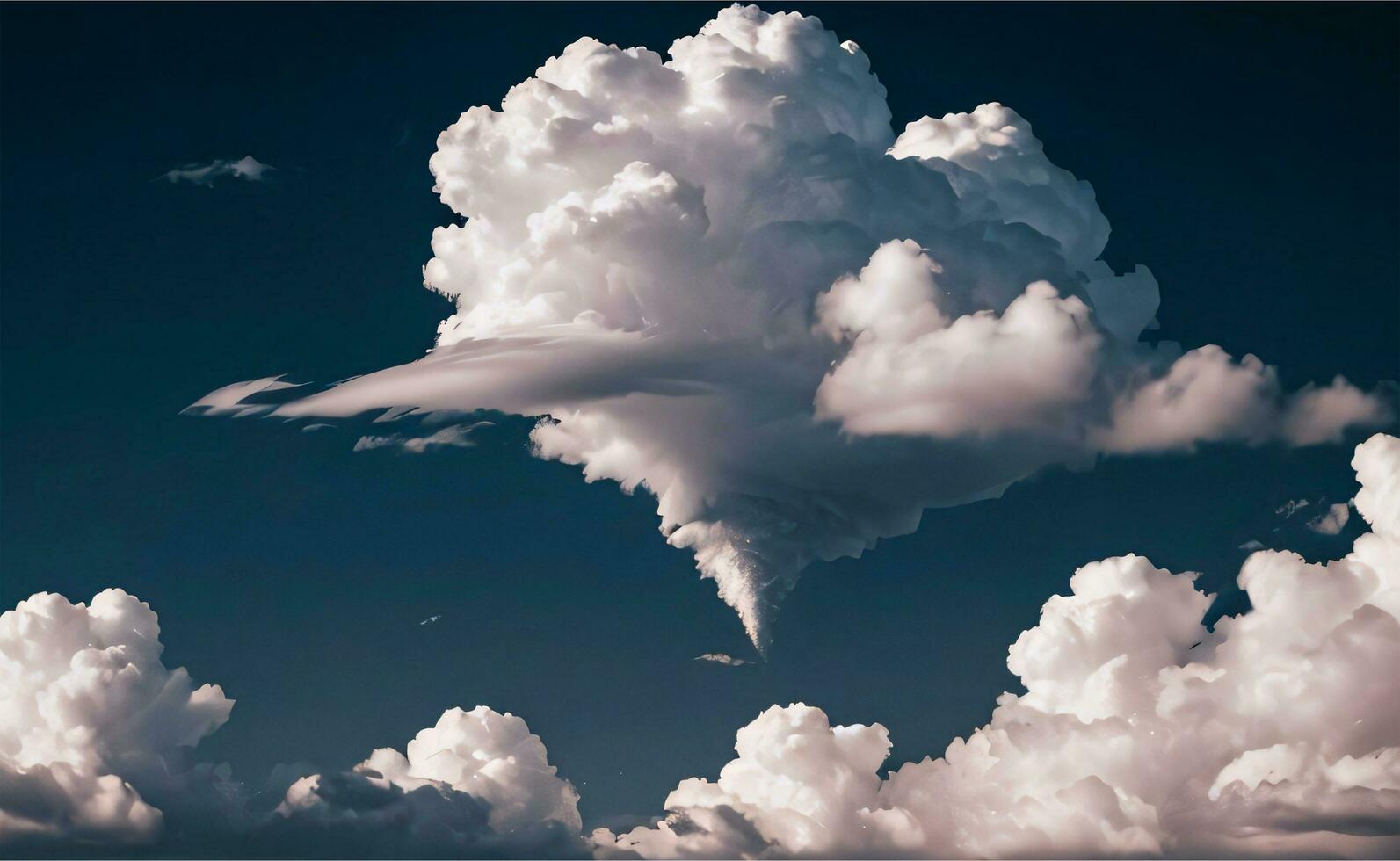 el foto de el mullido nubes antecedentes fondo de pantalla