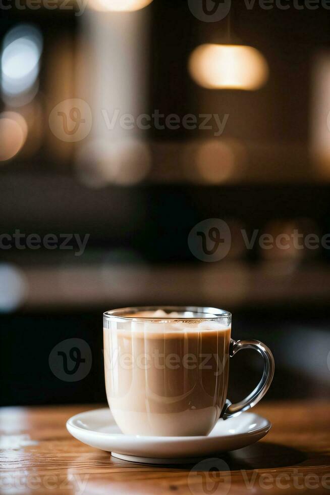 estudio foto de el taza de café