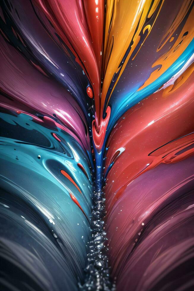 Abstract color splashes liquid background wallpaper photo