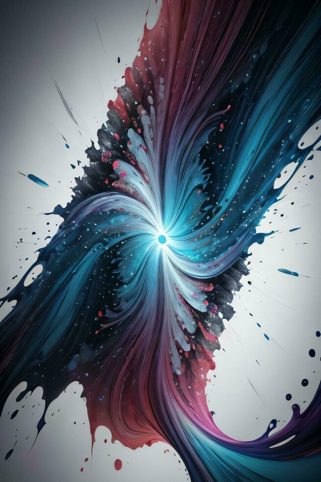 Abstract color splashes liquid background wallpaper photo