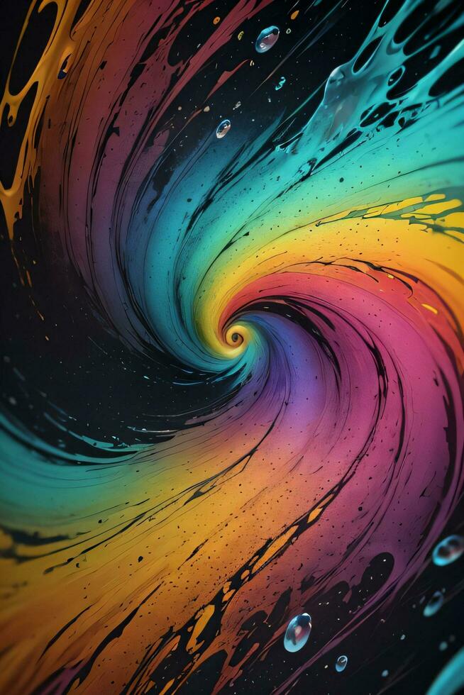 Abstract color splashes liquid background wallpaper photo