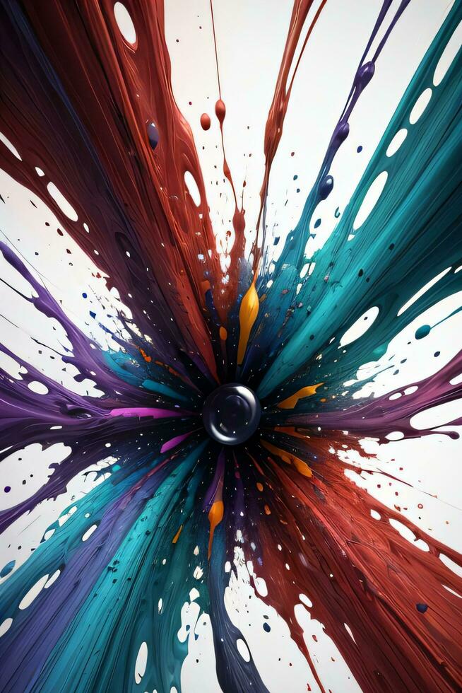 Abstract color splashes liquid background wallpaper photo