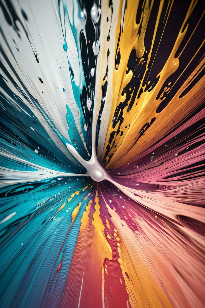 Abstract color splashes liquid background wallpaper photo