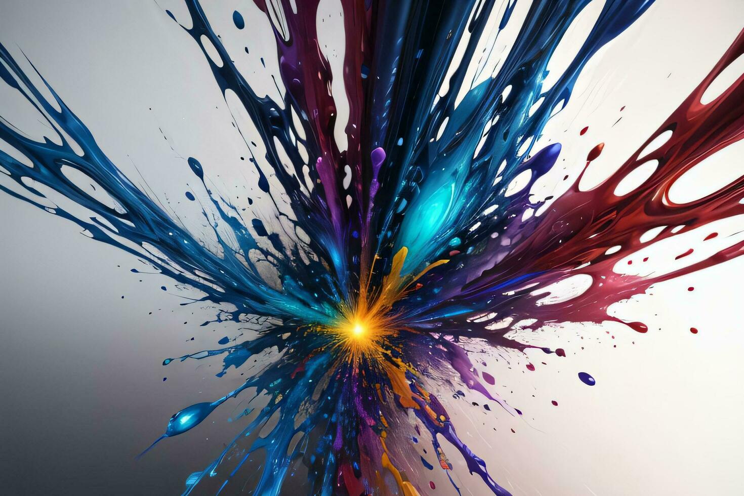 Abstract color splashes liquid background wallpaper photo