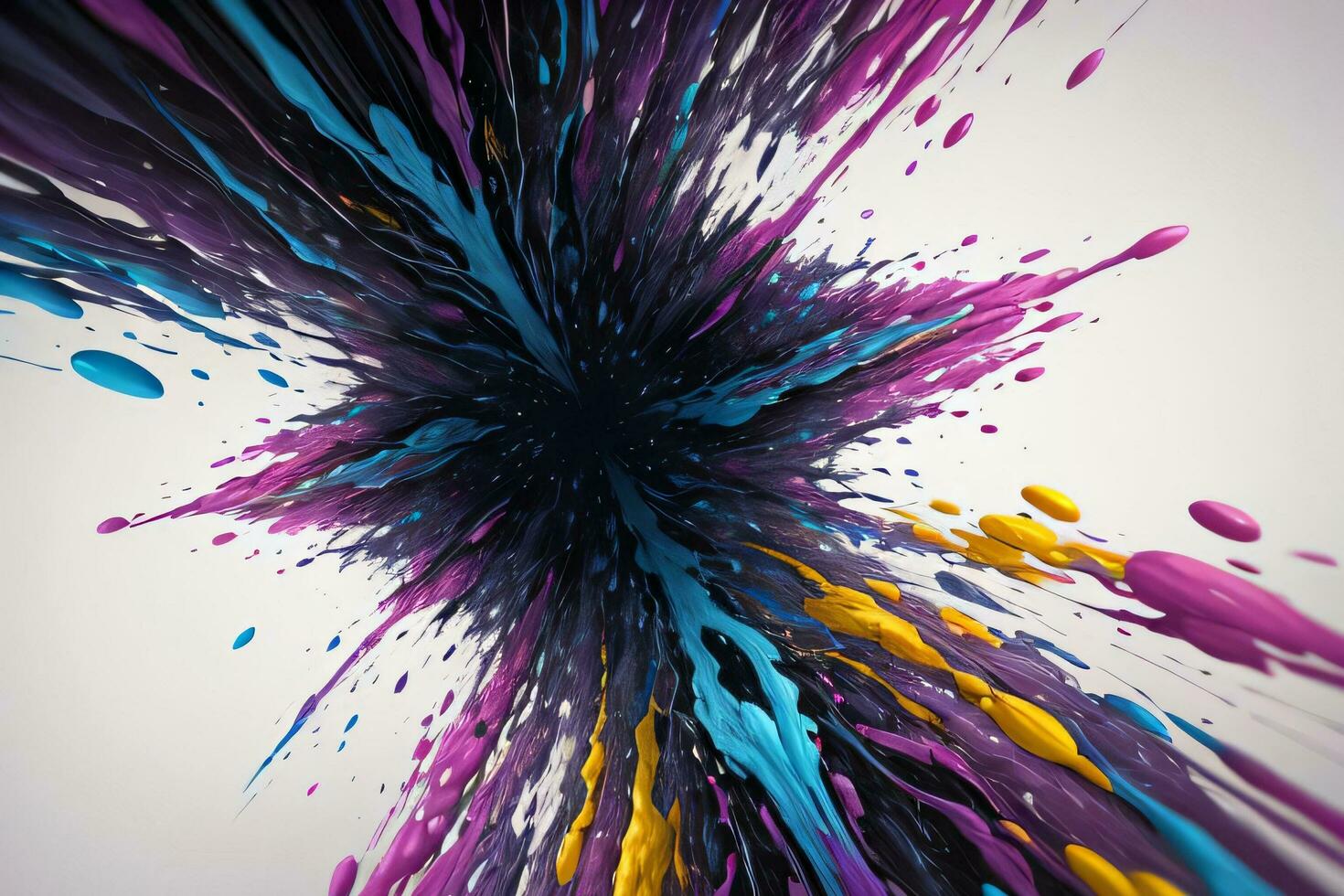 Abstract color splashes liquid background wallpaper photo