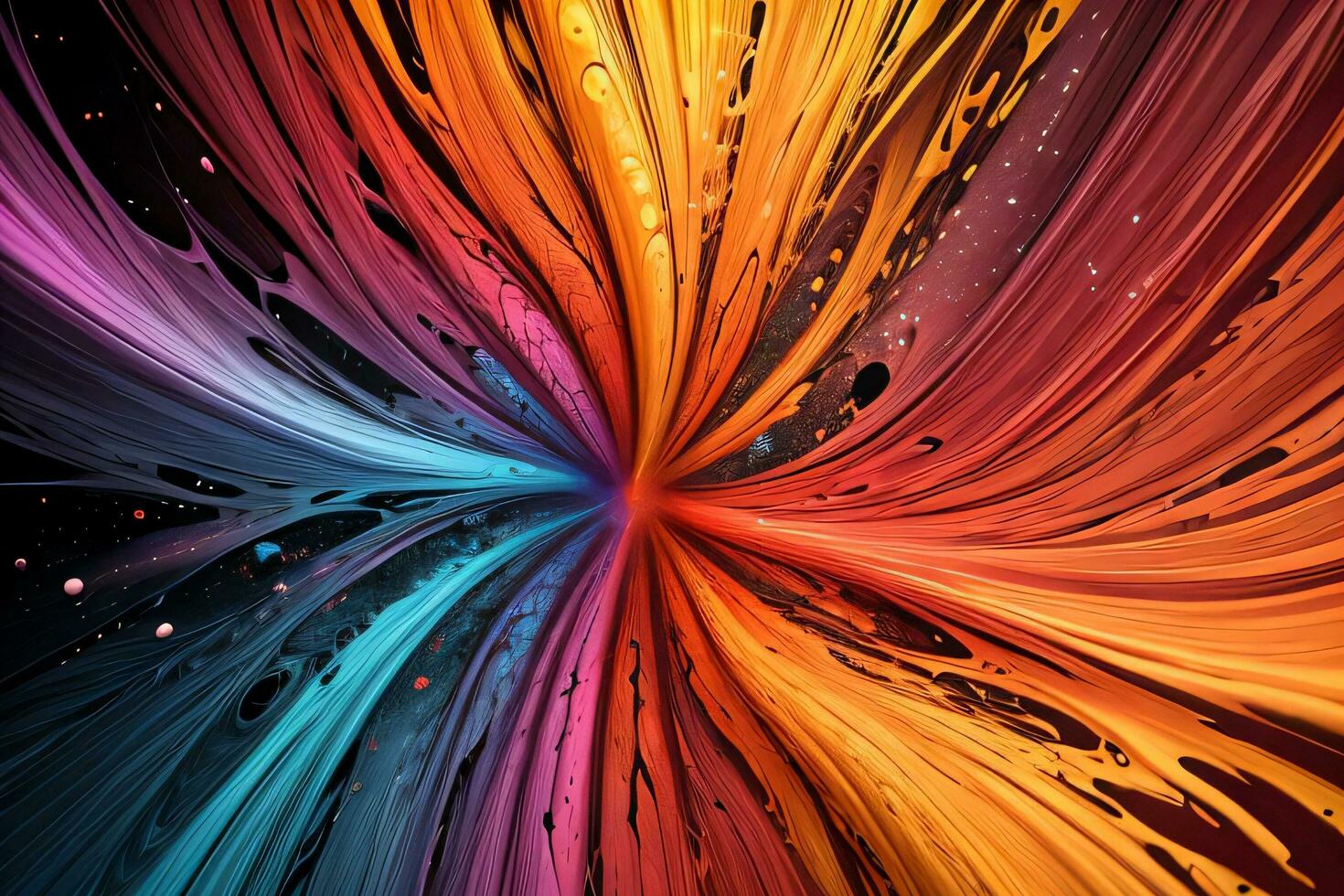 Abstract color splashes liquid background wallpaper photo
