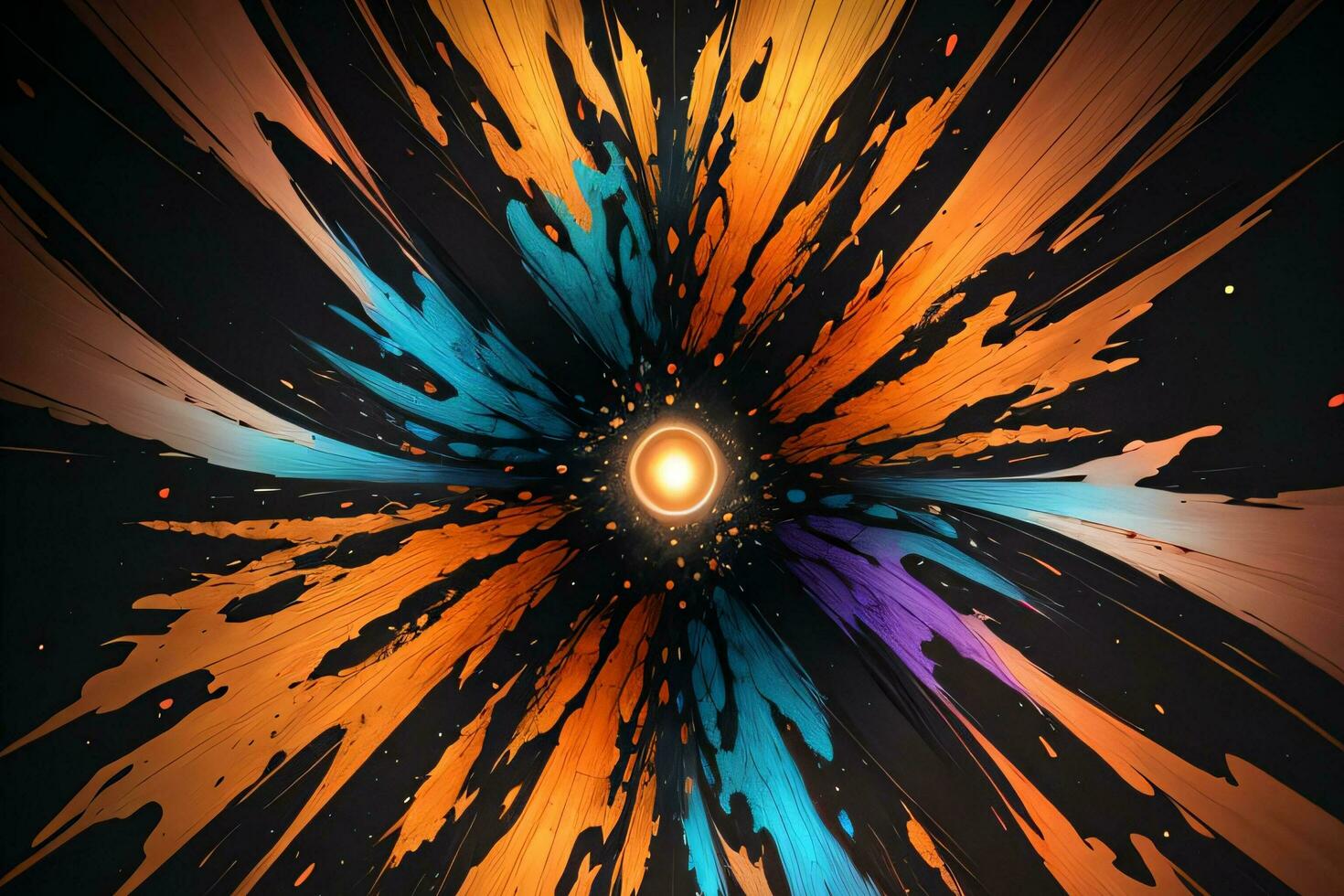 Abstract color splashes liquid background wallpaper photo