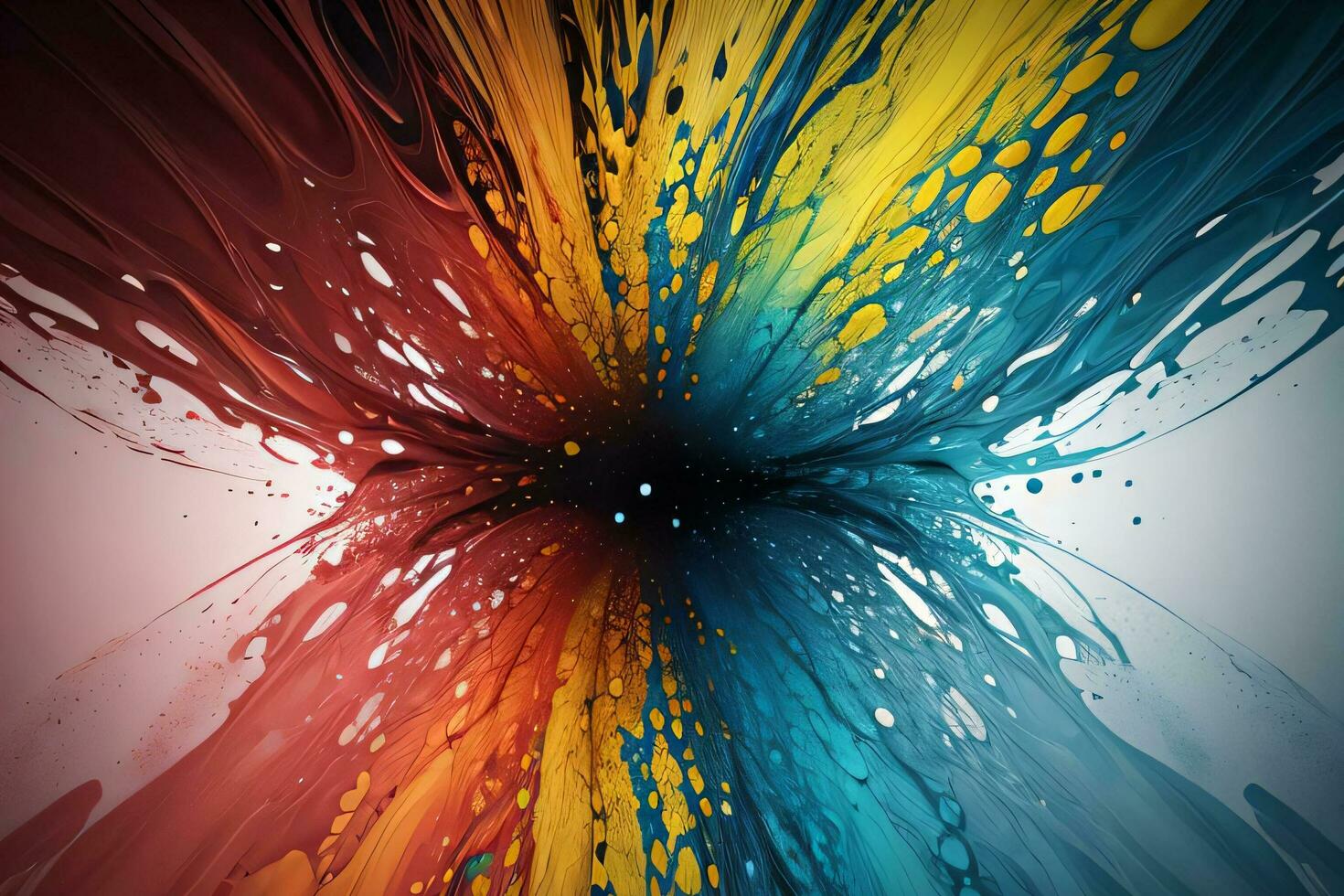 Abstract color splashes liquid background wallpaper photo