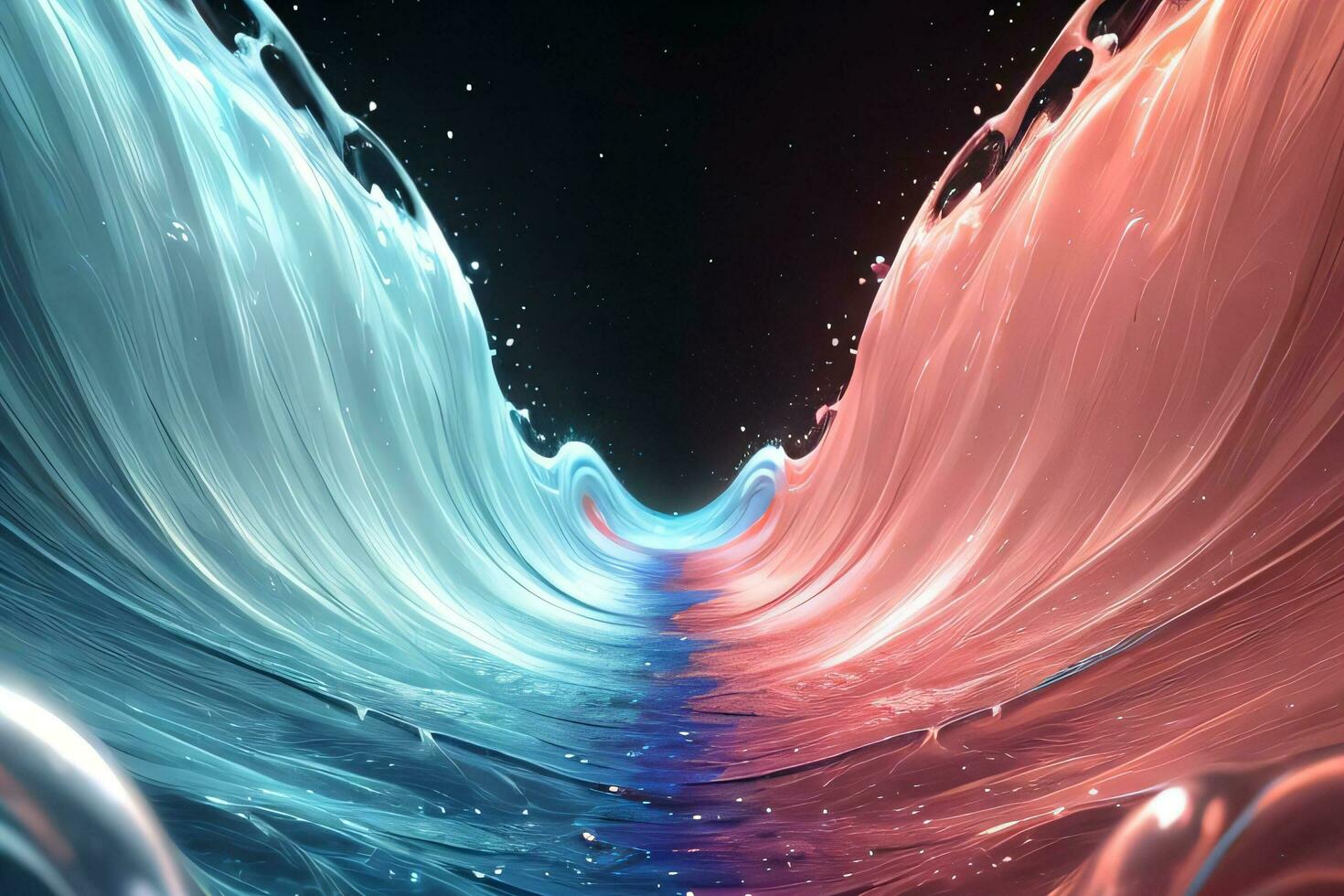 Abstract color splashes liquid background wallpaper photo