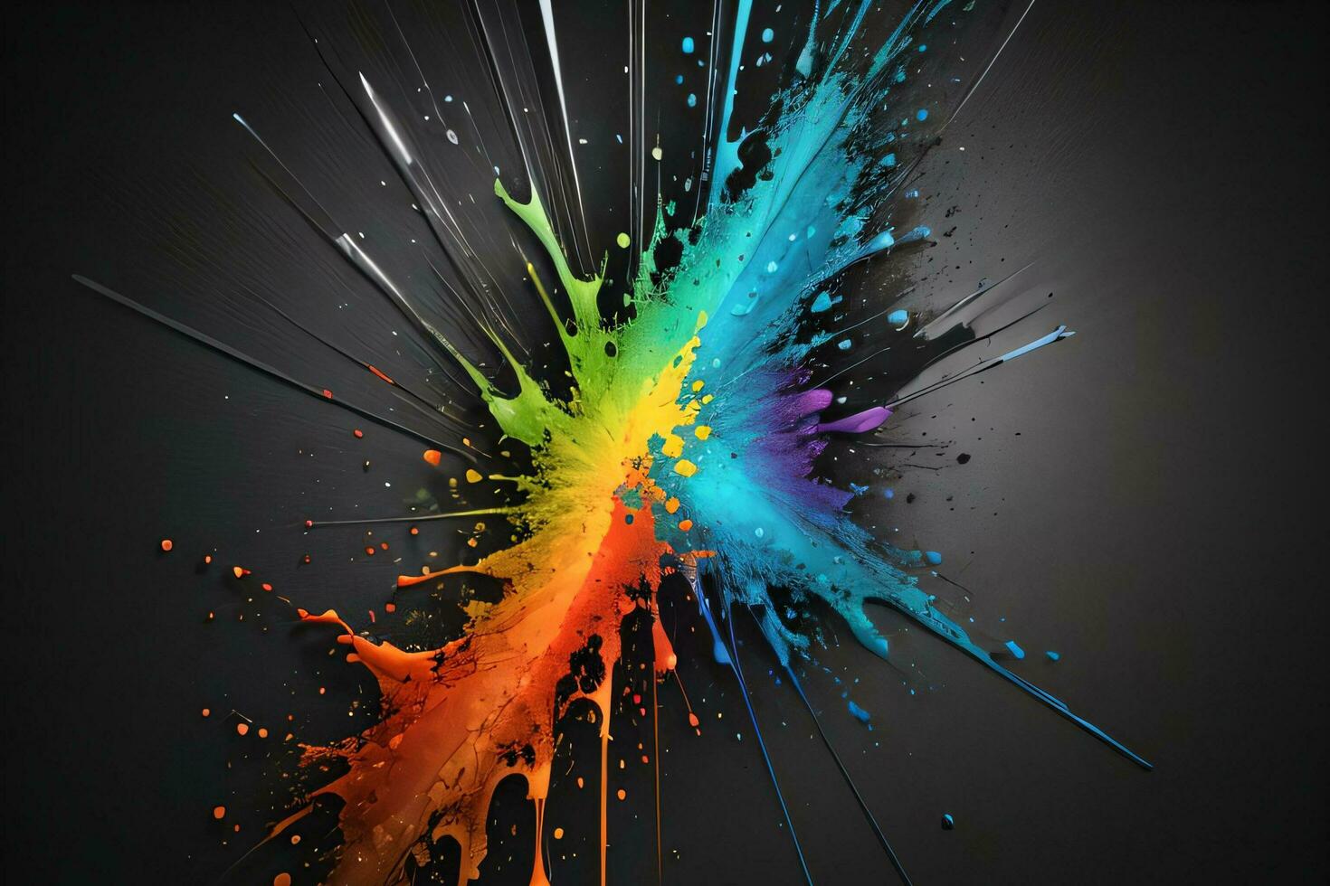 Abstract color splashes liquid background wallpaper photo