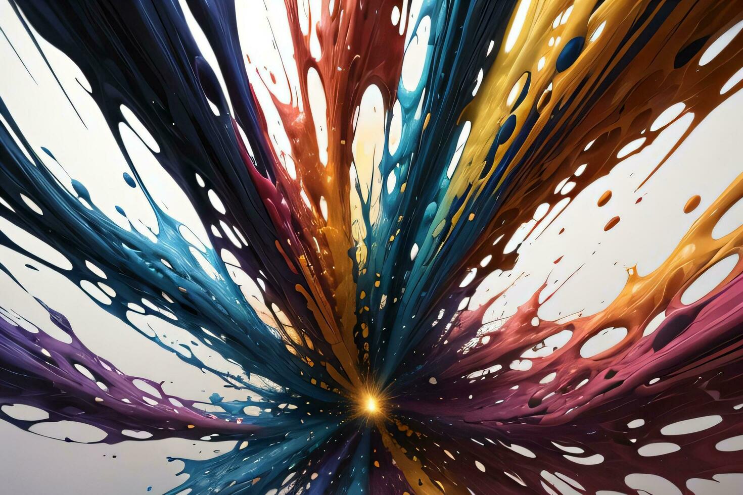 Abstract color splashes liquid background wallpaper photo