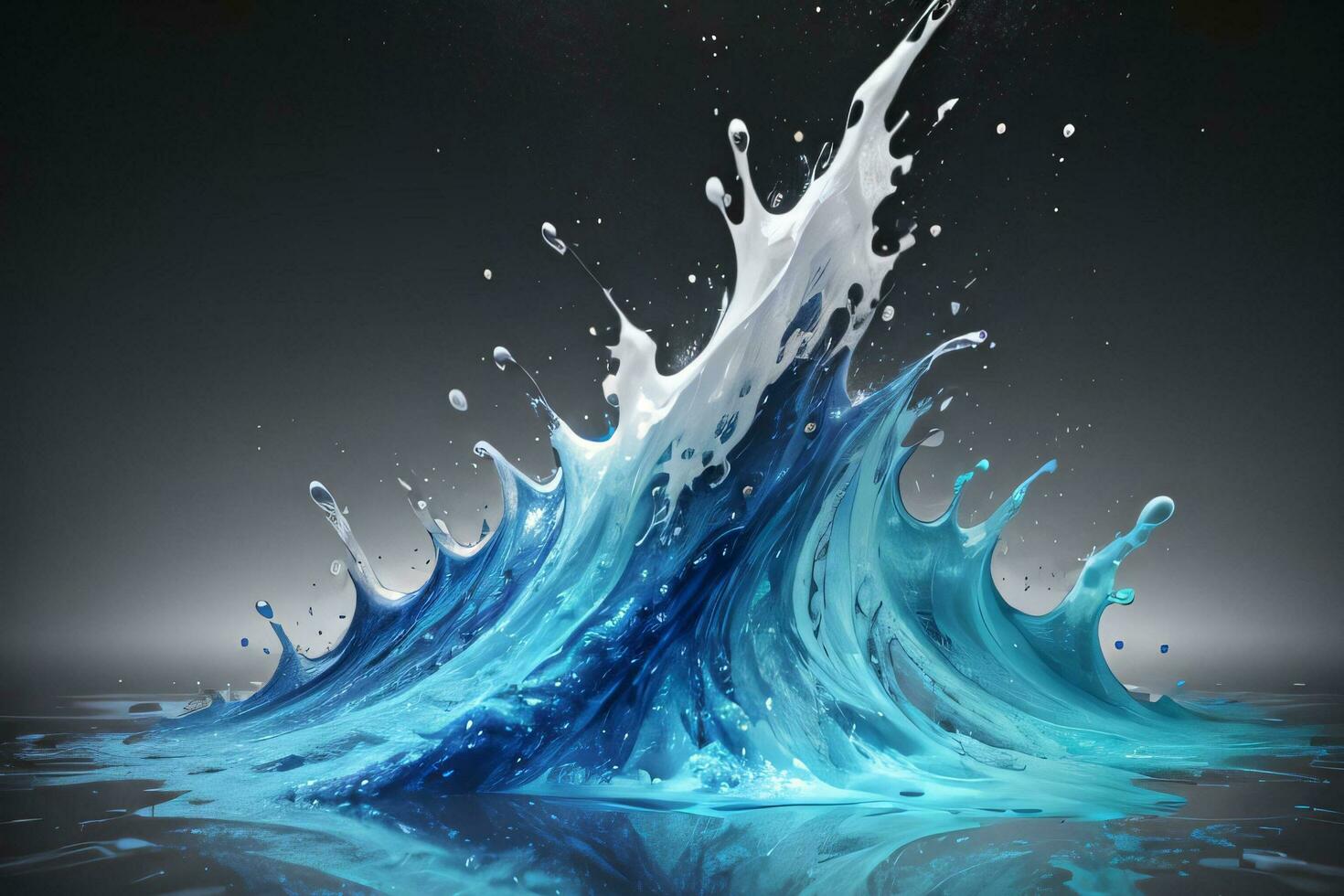 Abstract color splashes liquid background wallpaper photo