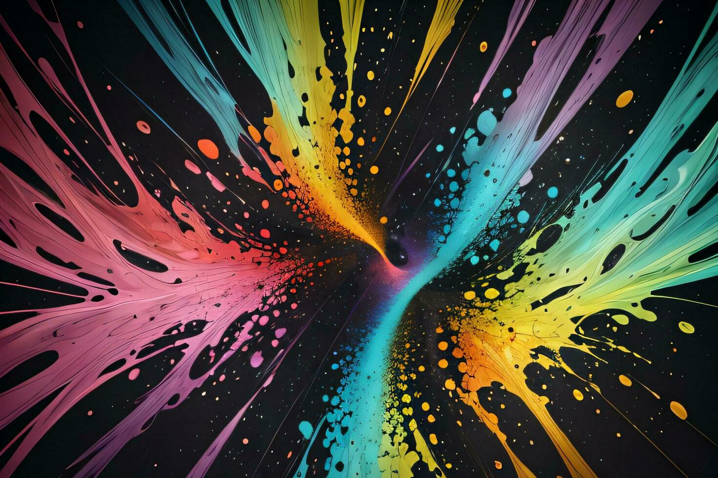 Abstract color splashes liquid background wallpaper photo