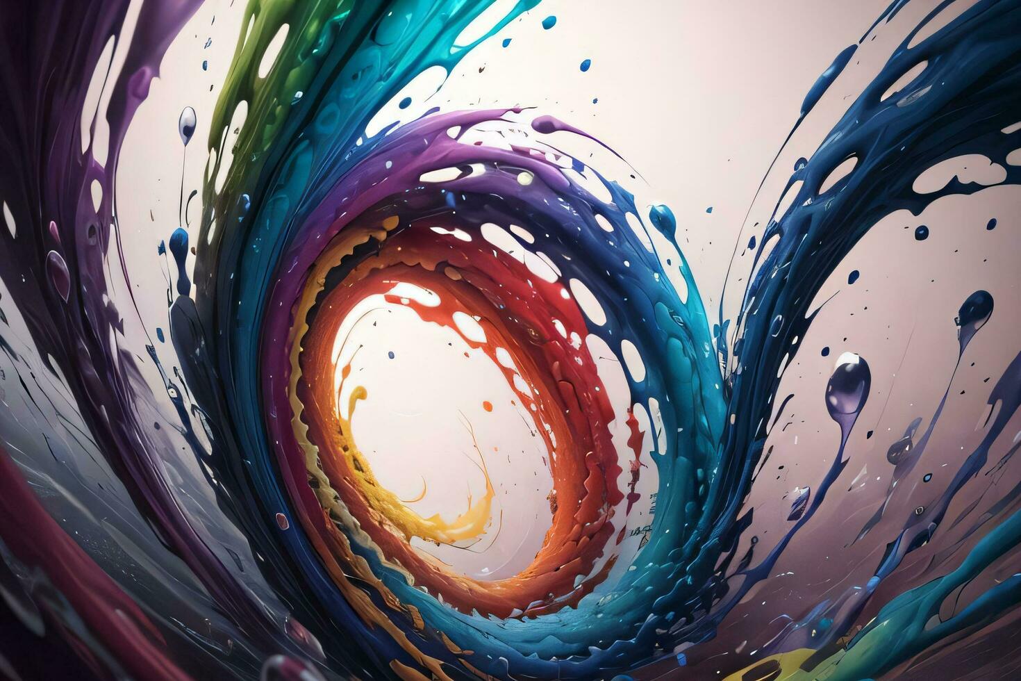 Abstract color splashes liquid background wallpaper photo