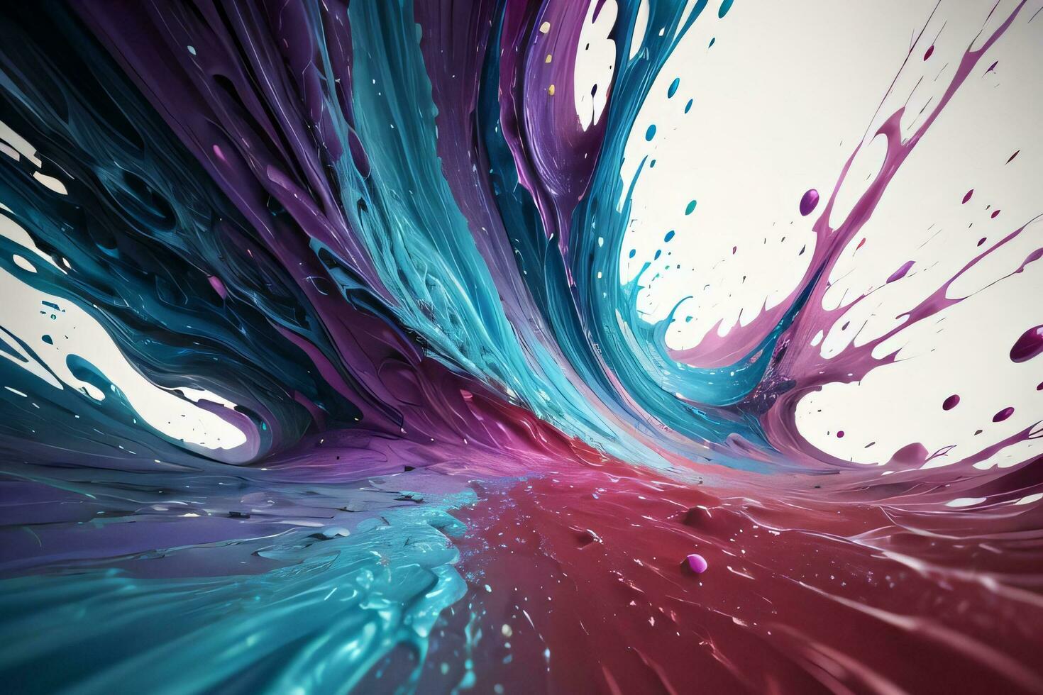 Abstract color splashes liquid background wallpaper photo