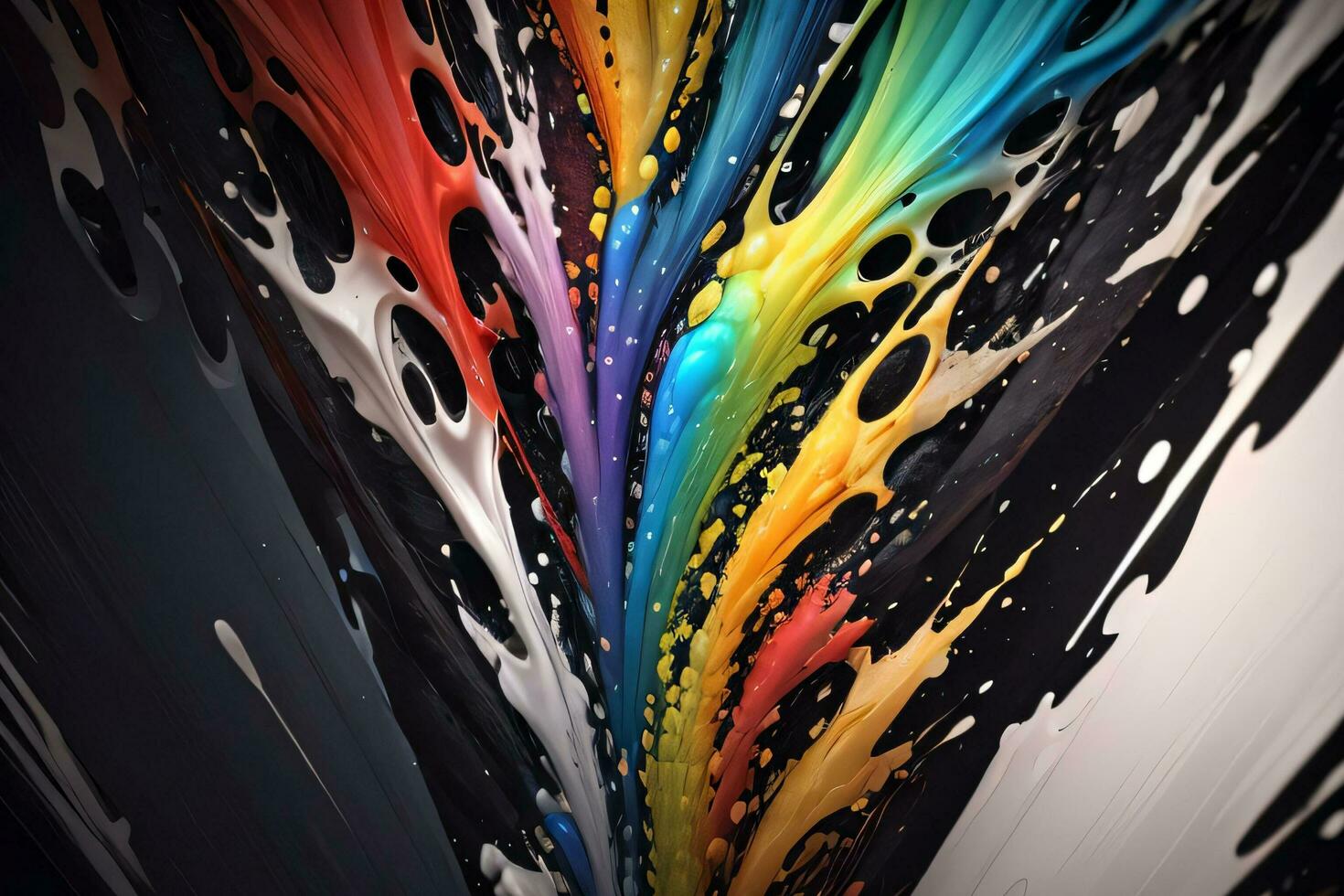 Abstract color splashes liquid background wallpaper photo