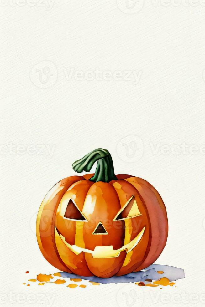 Halloween Watercolor Background photo