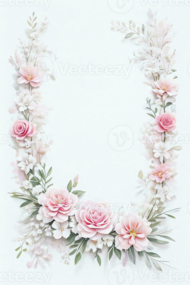 acuarela rosado flores antecedentes foto
