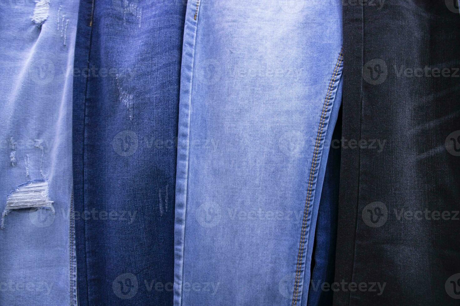 Variety Jeans pant pattern texture Can be used as a Background wallpaper photo