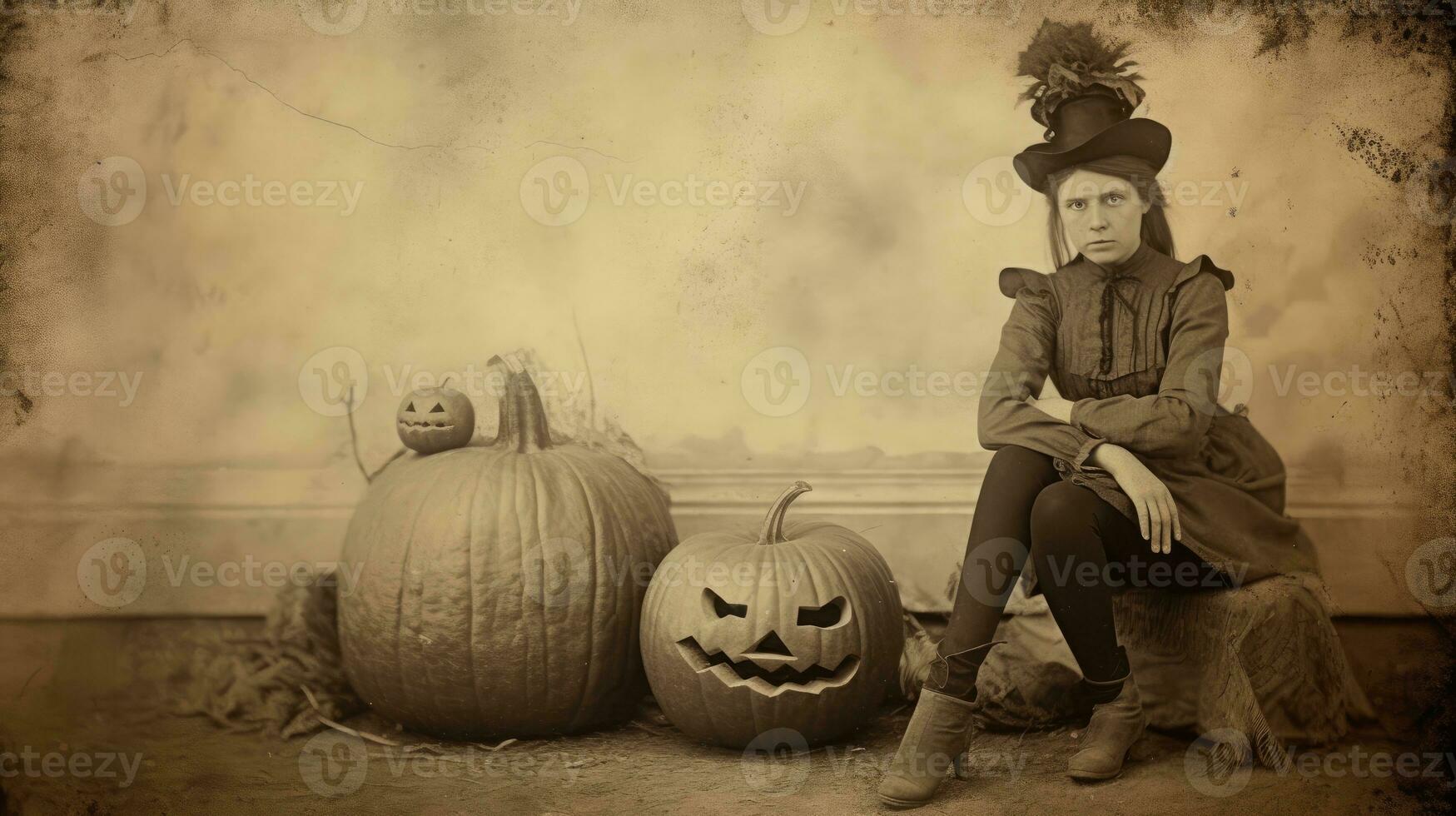 children kids halloween scary vintage photography masks 19th century horror costumes party photo