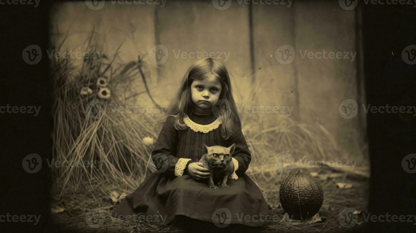 children kids halloween scary vintage photography masks 19th century horror costumes party photo