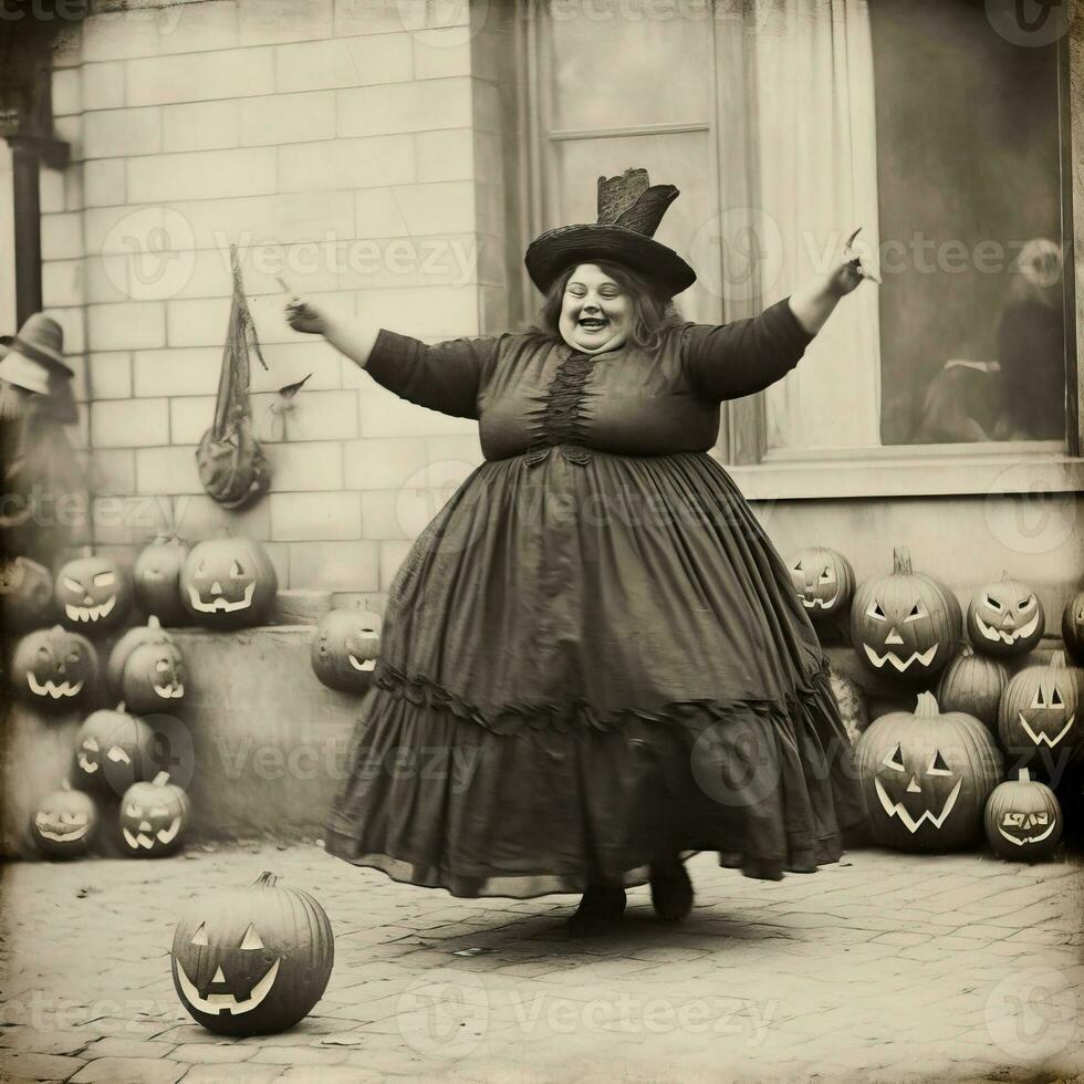 children kids halloween scary vintage photography masks 19th century horror costumes party photo