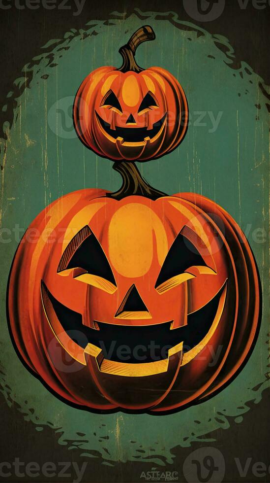 scarecrow bogey vintage retro book postcard illustration 1950s scary halloween costume witch photo