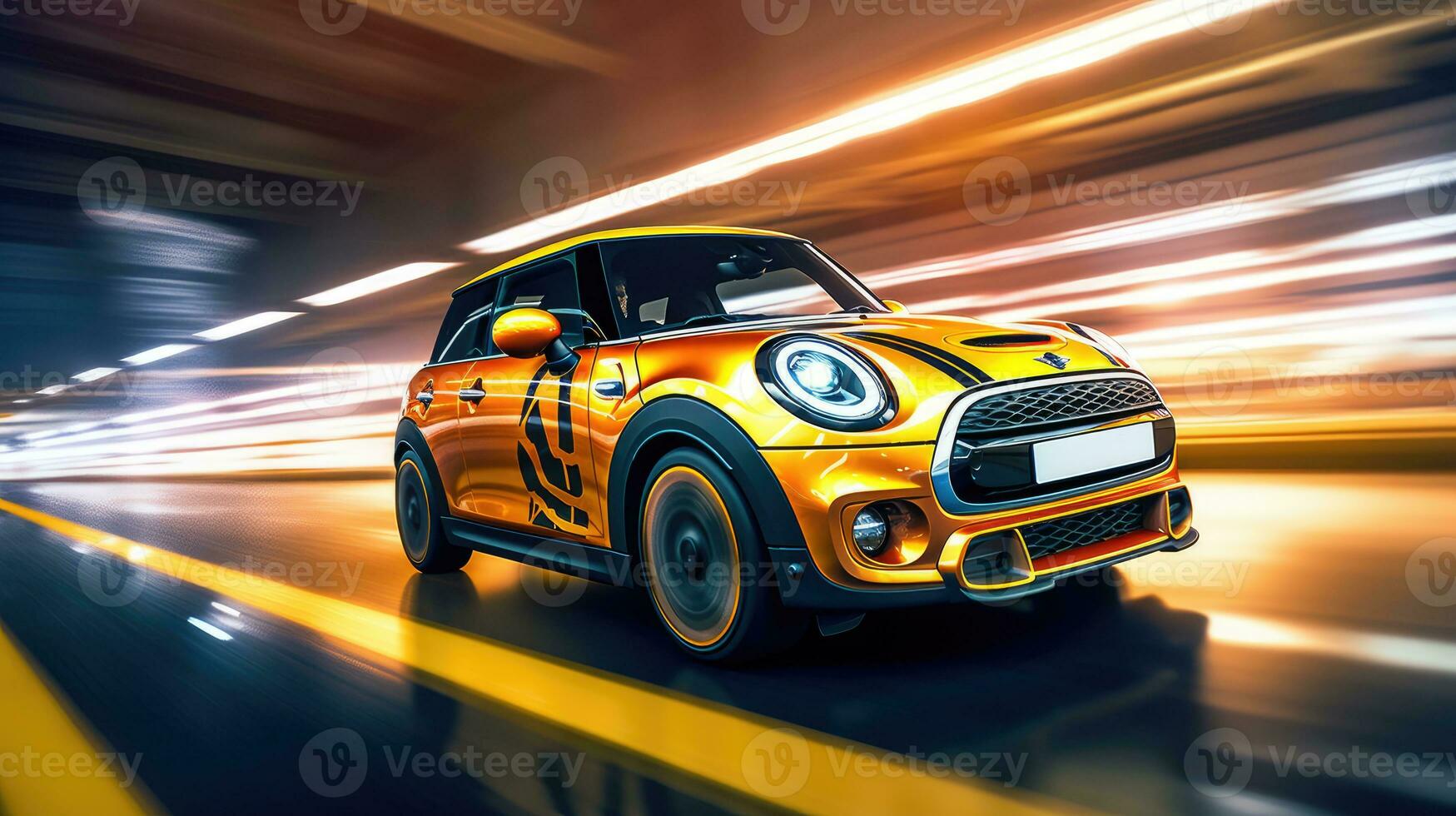 mini cooper john works drifting car professional photo dynamic in motion track tuning photography