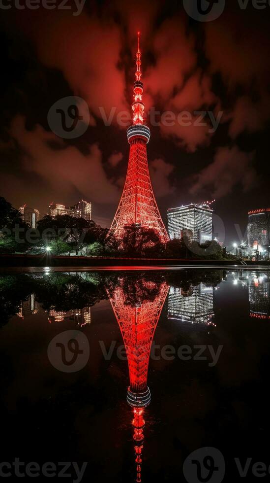 Japón zen tokio televisión torre paisaje panorama ver fotografía sakura flores pagoda paz silencio foto