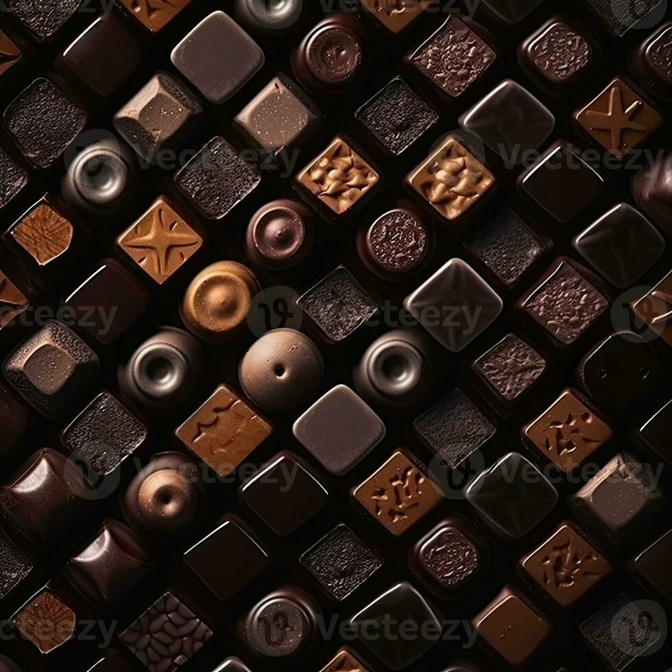 chocolate candy perfectly connected photo pattern poster decor wallpaper design material