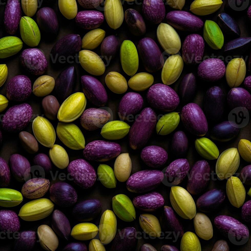 pistachios nuts beans peas perfectly connected photo pattern poster decor wallpaper design