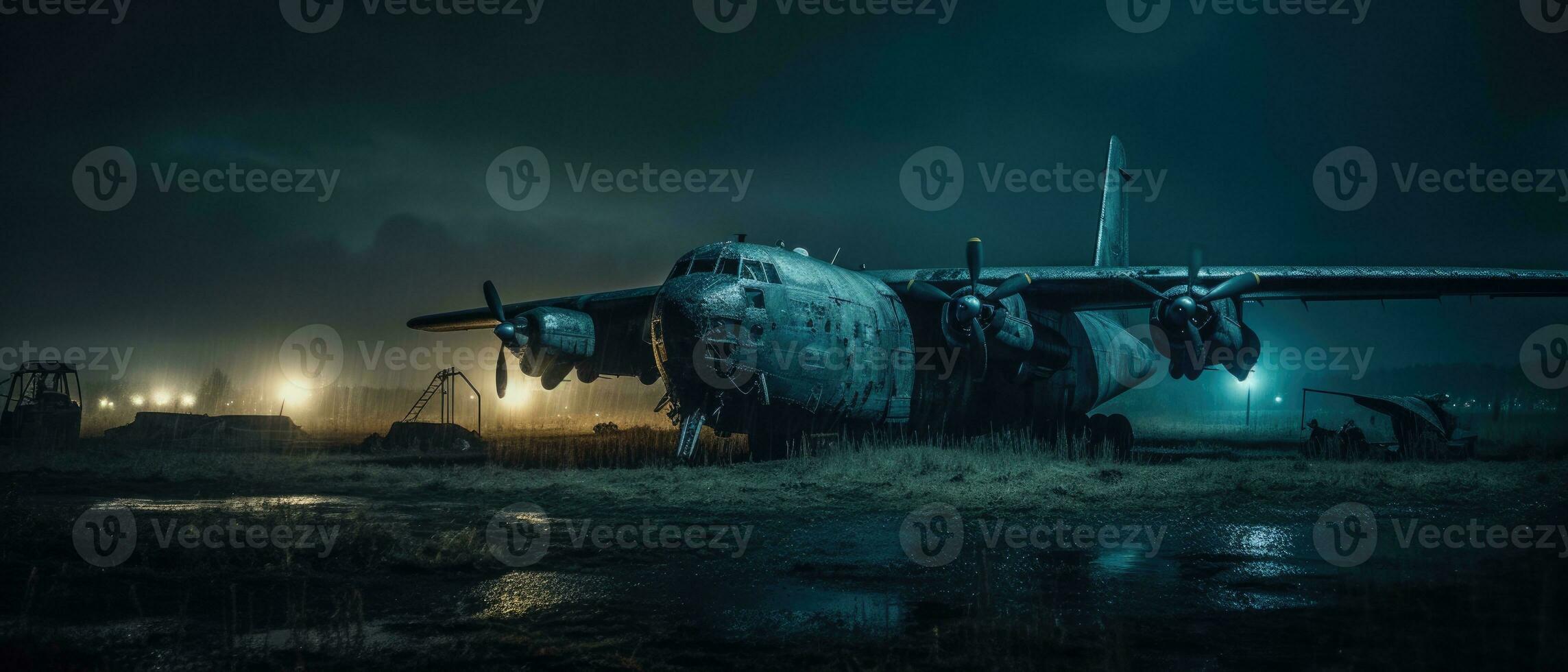 big war plane military post apocalypse landscape war game wallpaper photo art illustration rust