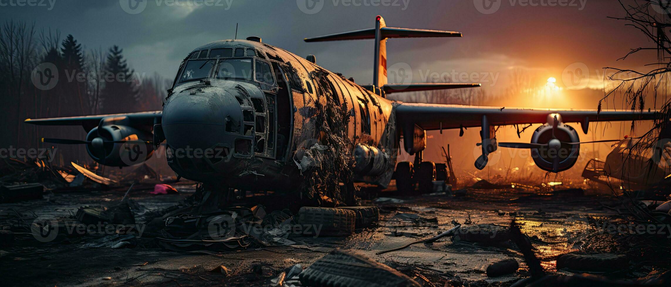 grande guerra avión militar enviar apocalipsis paisaje guerra juego fondo de pantalla foto Arte ilustración oxido