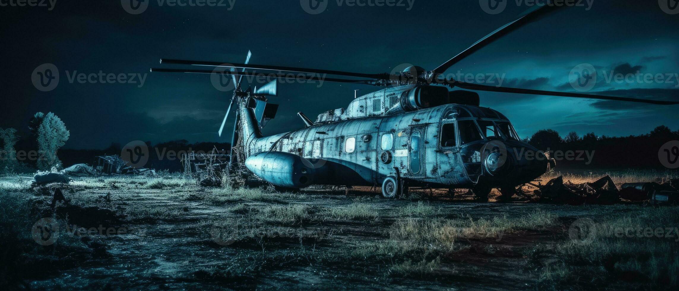 big war helicopter military post apocalypse landscape game wallpaper photo art illustration rust