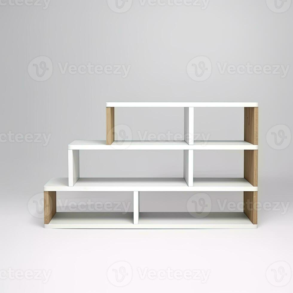 shelf book modern Scandinavian interior furniture minimalism wood light simple ikea studio photo