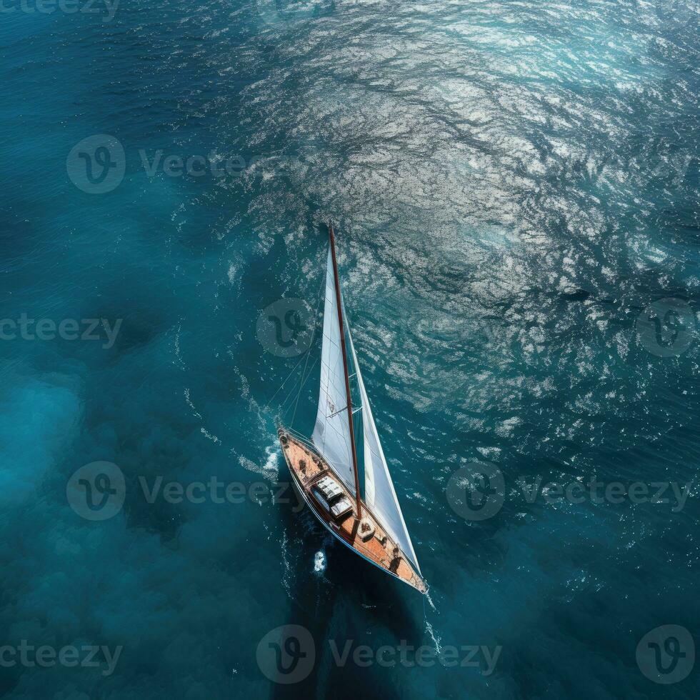 yacht boat sea sailing wind speed navigation freedom relaxation flow romantic photography aerial photo