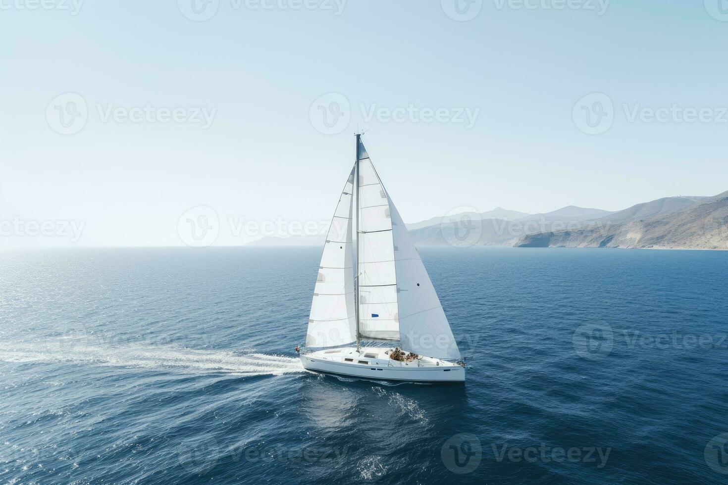 yacht boat sea sailing wind speed navigation freedom relaxation flow romantic photography aerial photo