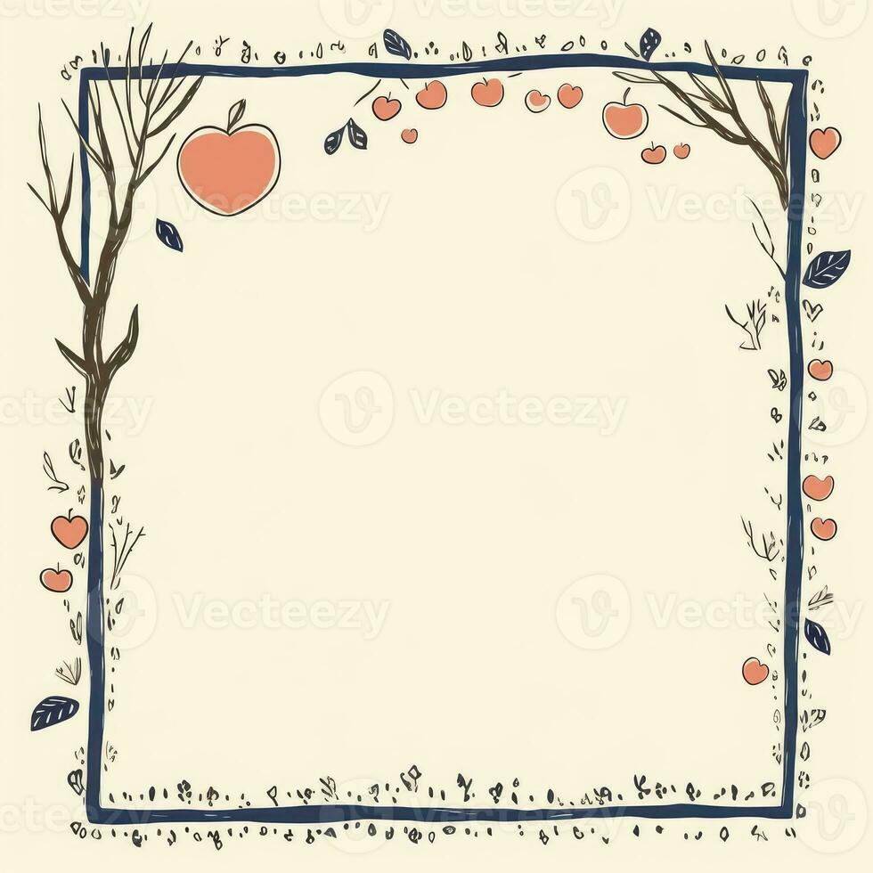 gentle scrapbooking pastel border frame pattern weeding child post card print retro vintage art photo