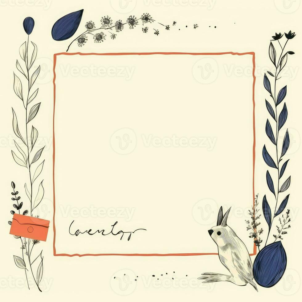 gentle scrapbooking pastel border frame pattern weeding child post card print retro vintage art photo