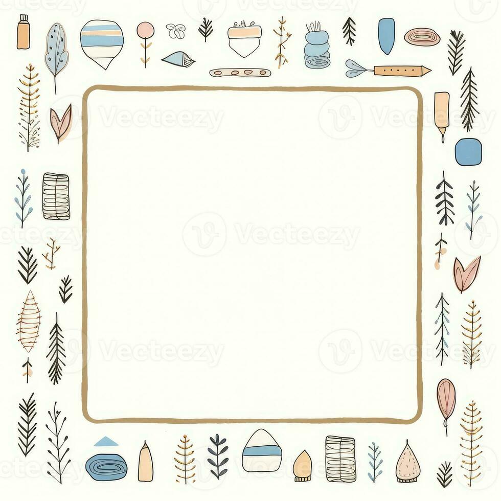 gentle scrapbooking pastel border frame pattern weeding child post card print retro vintage art photo