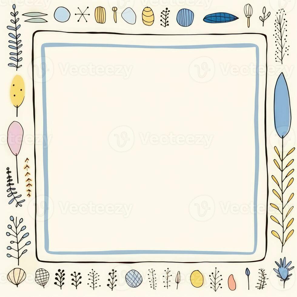 gentle scrapbooking pastel border frame pattern weeding child post card print retro vintage art photo