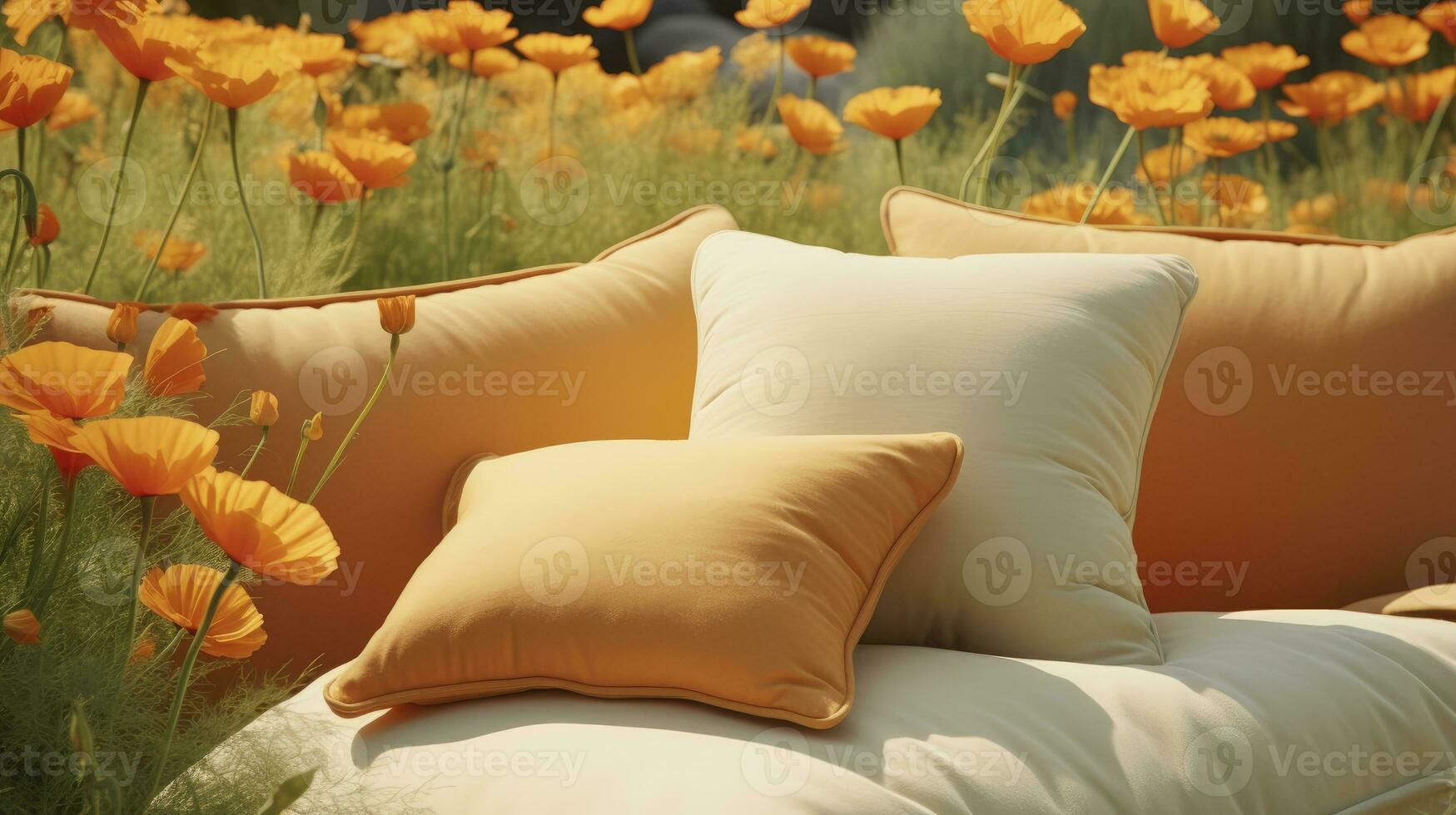 cama en el campo relajación almohada sobrecama flores sitio sueño suave cubrir foto dormitorio aire zen